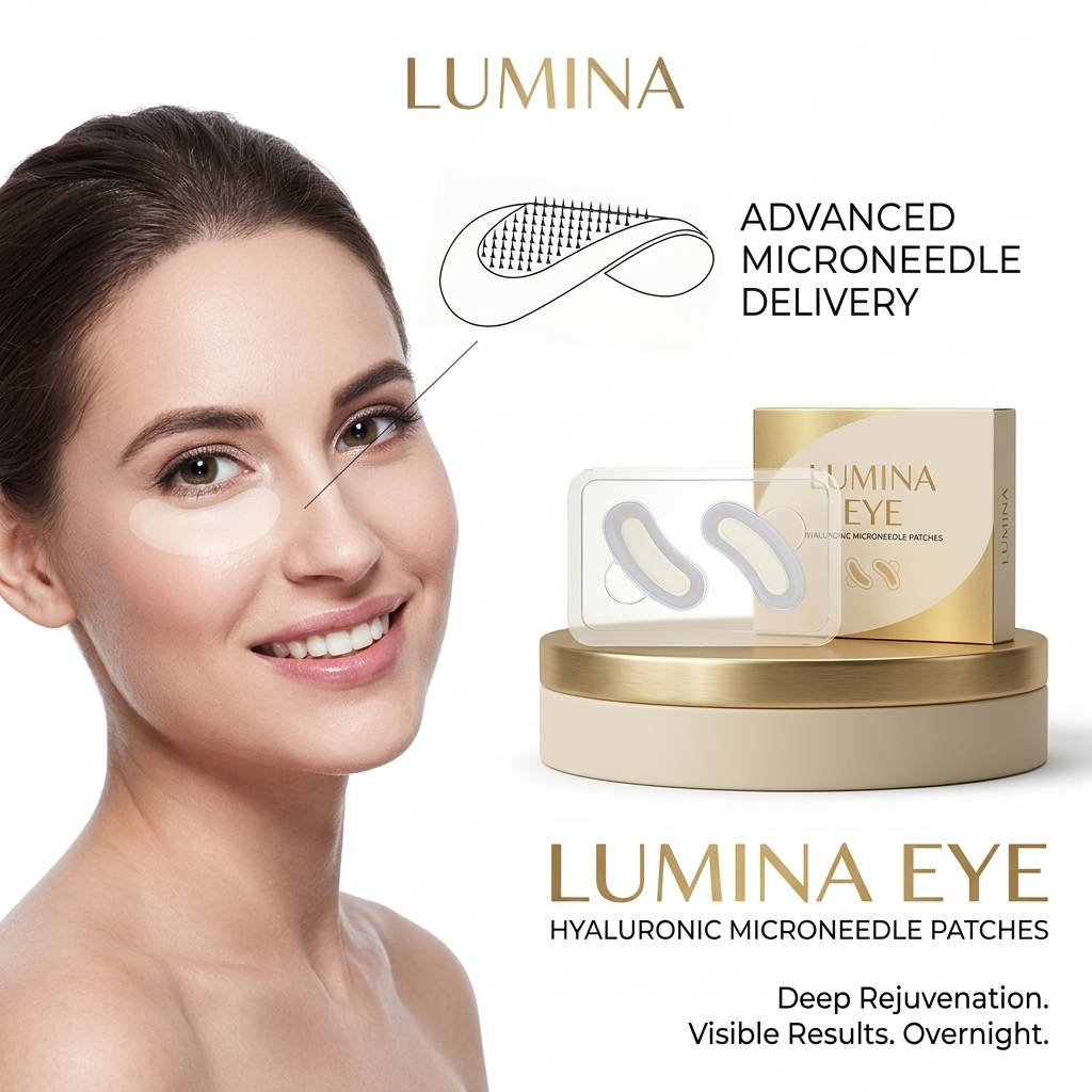 Hyaluronic Acid Microneedle Eye Patches