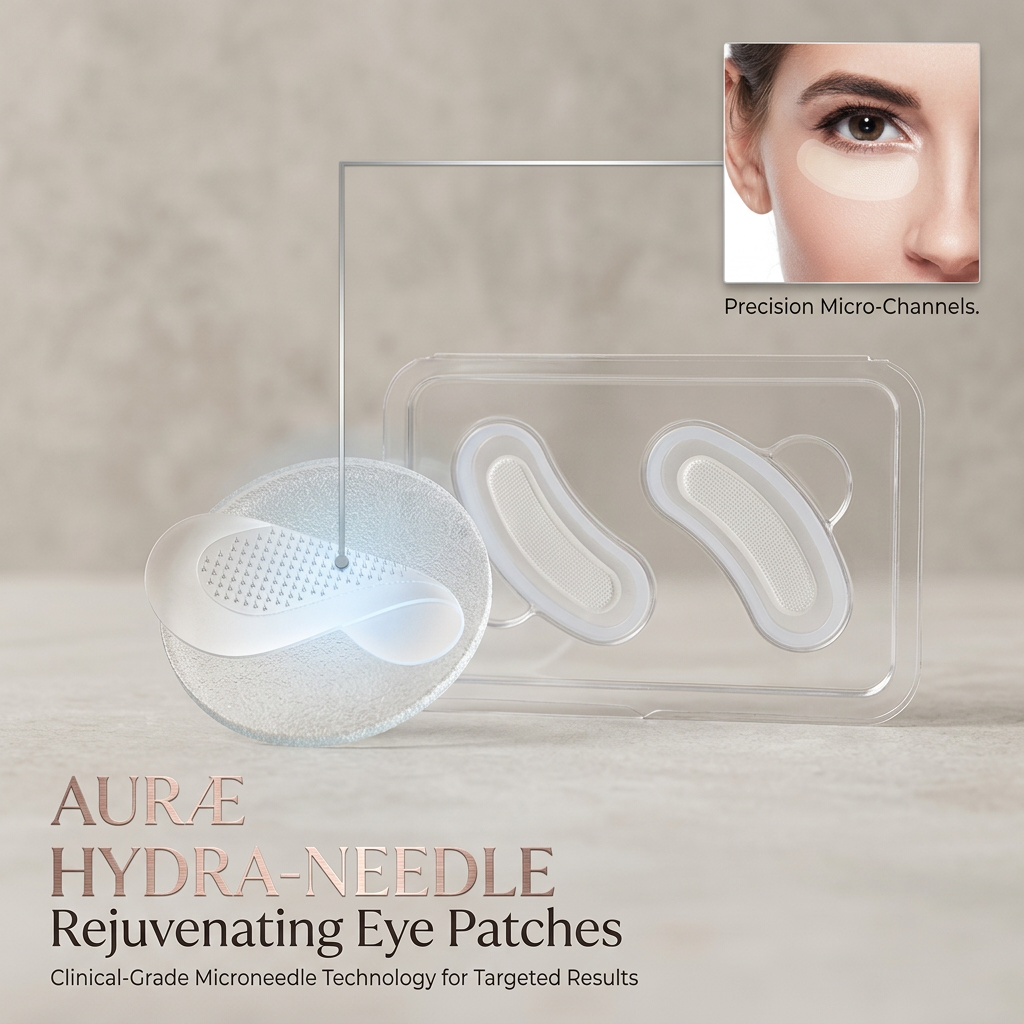 Hyaluronic Acid Microneedle Eye Patches